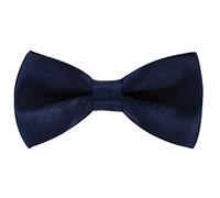 axy Kinderfliege, Jungen Fliege, bereits gebunden, Konfirmation verstellbar in verschiedenen Farben KFLI1 (Dunkelblau)