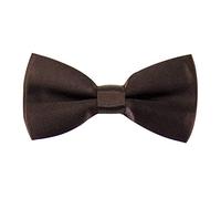 axy Kinderfliege, Jungen Fliege, bereits gebunden, Konfirmation verstellbar in verschiedenen Farben KFLI1 (Dunkelbraun)