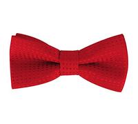 axy Kinderfliege, Jungen Fliege, bereits gebunden, Konfirmation verstellbar in verschiedenen Farben KFLI1 (Rot mit roten Punkten)