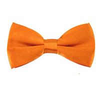 axy Kinderfliege, Jungen Fliege, bereits gebunden, Konfirmation verstellbar KFLI1 (Orange)