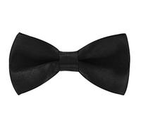 axy Kinderfliege, Jungen Fliege, bereits gebunden, Konfirmation verstellbar KFLI1 (Schwarz)