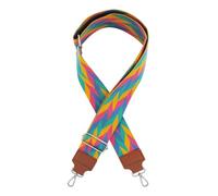 axy Schultergurt 5cm Breiter Verstellbarer Taschengurt für Handtaschen Ersatz Wechsel Schulterriemen Ersatzgurt Trageriemen für Damen Taschen (Grün-Blau-Pink)