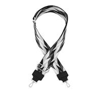 axy Schultergurt 5cm Breiter Verstellbarer Taschengurt für Handtaschen Ersatz Wechsel Schulterriemen Ersatzgurt Trageriemen für Damen Taschen (Schwarz-Grau-Weiss)