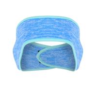 axy Stirnband Ohrenschutz für Damen und Herren mit Klettverschluss - Winter/Frühling/Herbst Sport Haarband Elastisch Ohrenwärmer Kopfband für Jogging Laufen Wandern Fahrrad OHR2 (Blau-meliert)