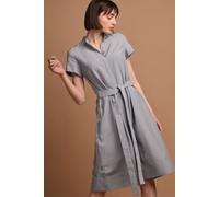 AYANI Melanie Hemdkleid mit kurzen Ärmeln Blau S