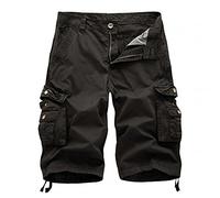 AYG Cargo Shorts Herren Bermudas Baumwolle Shorts Freizeit Sport 30-40