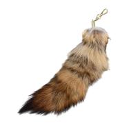 Aymzbd 40cm Schwanz Schlüsselanhänger Schlüsselanhänger künstliche Tasche Geldbörse Anhänger für Partybevorzugung Cosplay Geschenk