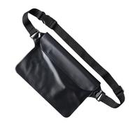 Aymzbd Waterproof Fanny Pack Bauchtasche Hüfttasche Gürteltasche mit Anpassbarem Schultergurt Und Touchscreen Tasche Aus Strapazierfähigem PVC Wasserabweisen, Schwarz