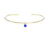Ayoiow Choker Halsketten Damen, Halskette Titan Einfache Schlüsselbeinkette Halskette Gold