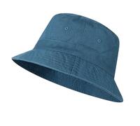AYPOW Unisex XL/XXL Fischerhut, Großer Vintage Gewaschener Denim Baumwolle Bucket Hat, Faltbare Outdoor Sonnenhut Sommerhut, Eimerhut Angelhüte Freizeithut, Camping Reisen Wandern Herren Damen (54-64)