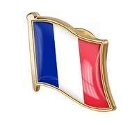 Ayrsjcl 1 Stück Metall Revers Pin Französische Flagge Pin Badge Brosche Nationale Abzeichen