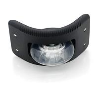 AYXAMO Kofferrollen Ersatzrollen 1 Paar Ersatzgepäckrad for Koffer Richtungsräder Reparieren Travel Trolley Gepäckkoffer(White)