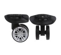 AYXAMO Kofferrollen Ersatzrollen 2 Paar A02-Kofferräder, Ersatz for universelle Reisegepäckräder, zweireihig, leise Räder mit langlebigen Spinnrollen, Reparaturteil