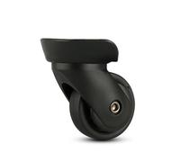 AYXAMO Kofferrollen Ersatzrollen 4Pcs Zubehör Roller Reise Gepäck universal Rad Metall Universal(W162(4Pcs) Gray)