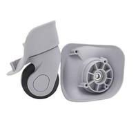 AYXAMO Kofferrollen Ersatzrollen 6 Stück Ersatzgepäckräder for Koffer, leise Gummiräder, Trolley-Teile, Reparatur, Handspinner, Lenkrolle, Universal(Grey b)