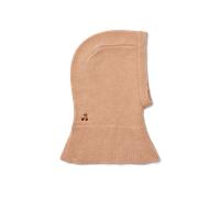 Azalea Balaclava - Mütze & Schal in einem - Überziehbare Haube 100% Wolle - Tuscany Rose / 6-9 Monate