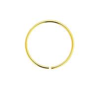 AZARIO LONDON Nasenring aus 9 Karat Gold, nahtlos, massives Rosé-, Gelb- und Weißgold-Piercing-Schmuck, 24 g, 22 g, 20 g, 18 g und 16 g, mit 6 mm-10 mm Durchmesser für Nase, Knorpel, Tragus, Helix und