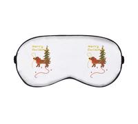 Azeeda 'Dackel schmückt zu Weihnachten ' Schlaf- / Reise-Augenmaske (EY00026537)