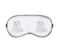 Azeeda 'Dackel-Welpe' Schlaf- / Reise-Augenmaske (EY00029626)