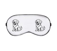 Azeeda 'Golden Retriever' Schlaf- / Reise-Augenmaske (EY00030444)