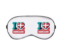 Azeeda 'I Love Denmark' Schlaf- / Reise-Augenmaske (EY00025989)