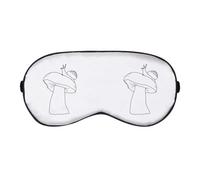 Azeeda 'Schnecke auf einem Pilz' Schlaf- / Reise-Augenmaske (EY00027470)