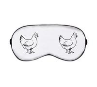 Azeeda 'Stehendes Huhn' Schlaf- / Reise-Augenmaske (EY00031596)