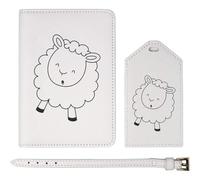 Azeeda 'Tanzendes Lamm' Passhülle & Gepäckanhänger (PA00034124)