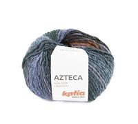 Aztekische Wolle Katia Knäuel 100 Gramm und 180 Meter (Blau Caki Narnaja (7885))
