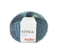 Aztekische Wolle Katia Knäuel 100 Gramm und 180 Meter (Blau Grün (7886))
