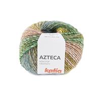 Aztekische Wolle Katia Knäuel 100 Gramm und 180 Meter (Rosa Blau Senf (7888))
