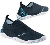 AZTRON Gemini-I Aqua Shoes Badeschuhe Surfschuhe Wasserschuhe Neoprenschuhe Neopren Black