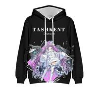 Azur Lane Kapuzenpulli Spiel Cartoon Cascogne/Drake/Tashkent 3D Druck Muster Pullover Kapuzen-Sweatshirt, Langarm Kapuzenpullover