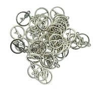 B Baosity 50 Splitter Hollow Out Pose Anhänger Charms für DIY Halskette Schmuck
