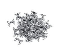 B Baosity 50er Pack Retro Bowknot Spacer Beads Schmuck Perle Charm Spacer Alloy Spacer Beads