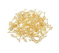 B Baosity Packung mit 100 Schlüsselförmige Anhänger Handcraft Alloy Jewelry DIY Making, Golden