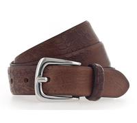 b.belt Charlisa Silver Belt W90 Darkbrown