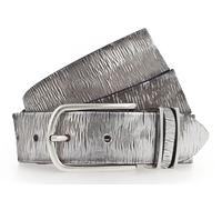 b.belt Fashion Basics Cuno Gürtel Leder 90 cm silberfarben