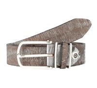 B. Belt Gürtel Cuno Leder silbermetallic 85 cm