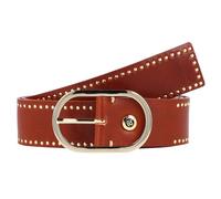 b.belt Fiesta Nietengürtel Leder 90 cm braun