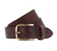 b.belt Gold Ledergürtel W100 Mid Brown