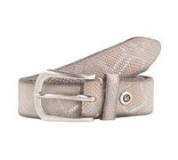 B.BELT Ledergürtel SABIA silber | 85