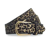 b.belt Gürtel Leder 85 cm goldfarben