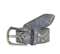 b.belt Gürtel Leder 95 cm grau