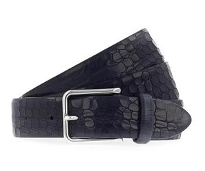 b.belt Karl Ledergürtel W100 Marine