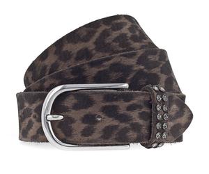 b.belt Leora Swk Ledergürtel W85 Mid Brown / Darkbrown Multi