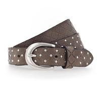 b.belt Lilou Nietengürtel Leder grau taupe (BB0848L10-80-0623)