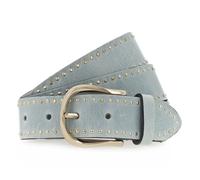 b.belt Nietengürtel Leder aqua-blau (TAS038655)