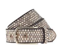 b.belt Nietengürtel Leder beige (BB0609L38-80-0630)