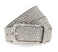 b.belt Nietengürtel W90 Hellgrau